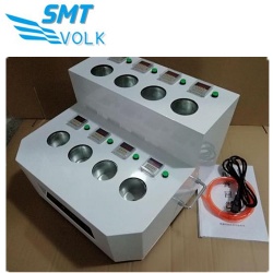 Solder paste / red plastic back to temperature machine